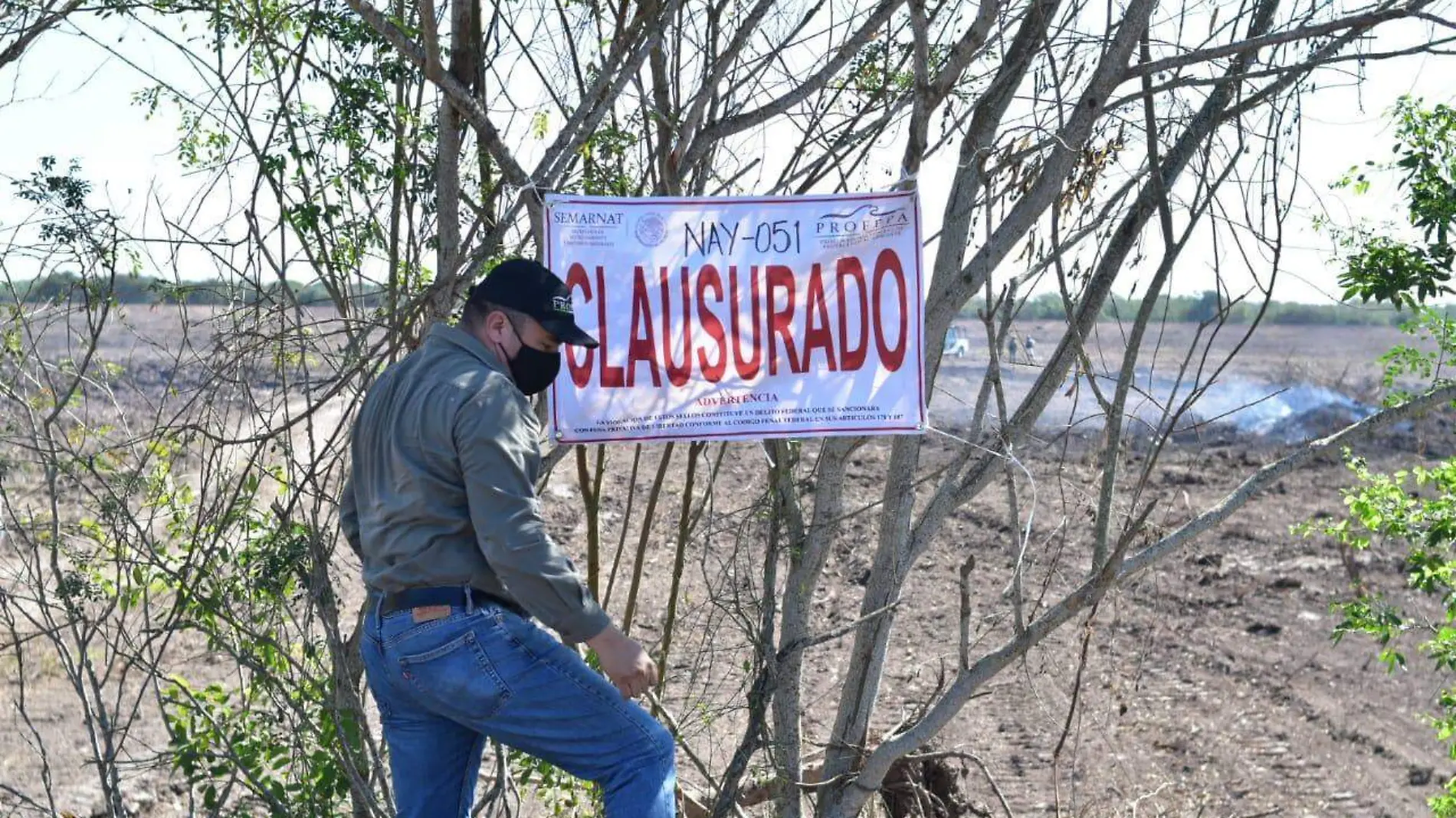 Sello de clausura Profepa